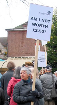 Nationwide protests in UK against Alzheimer&#8217;s drugs decision